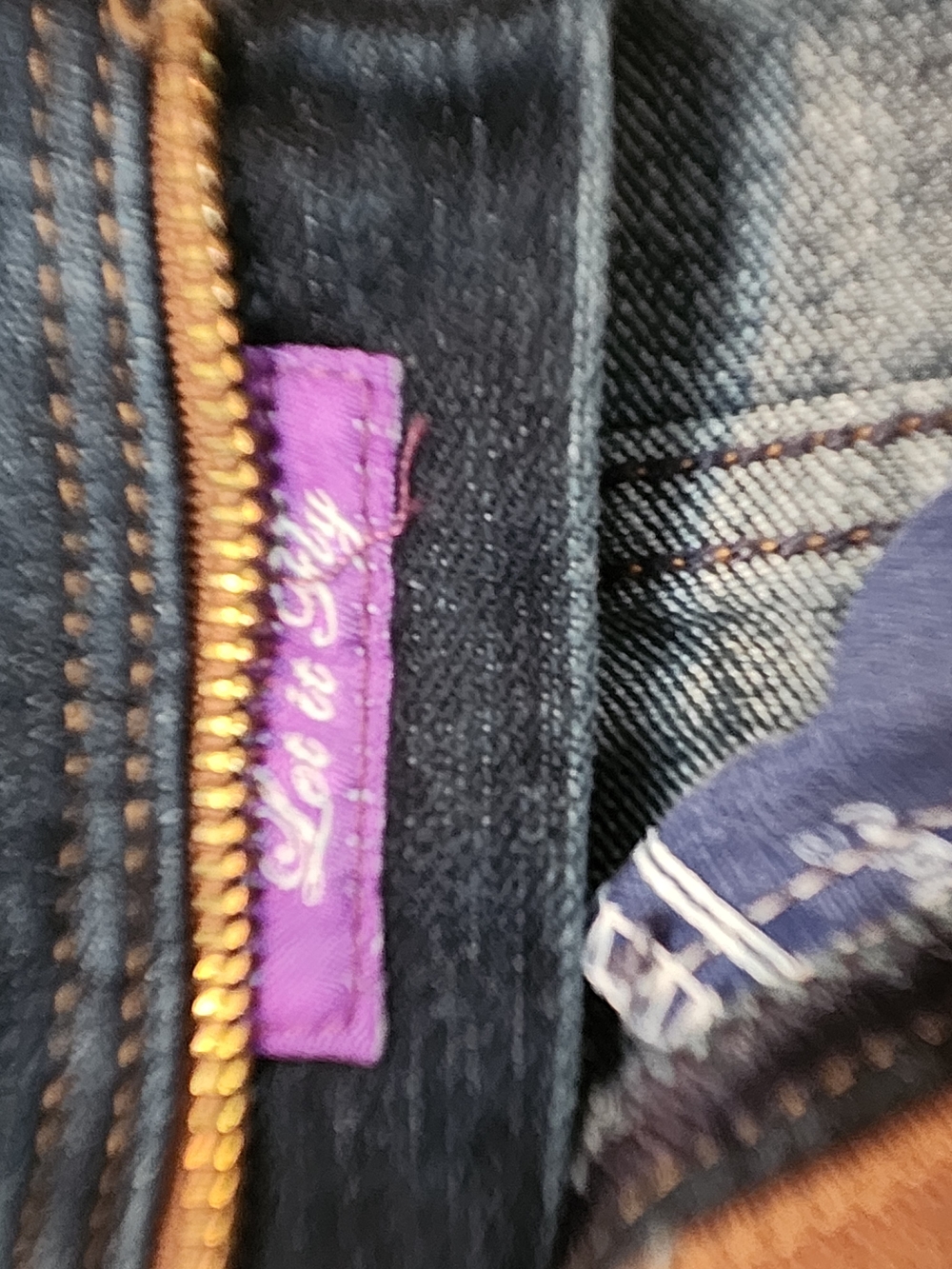 Vintage WRANGLER Q Baby bootcut jeans Plus Size 17/18 34 - Picture 11 of 16
